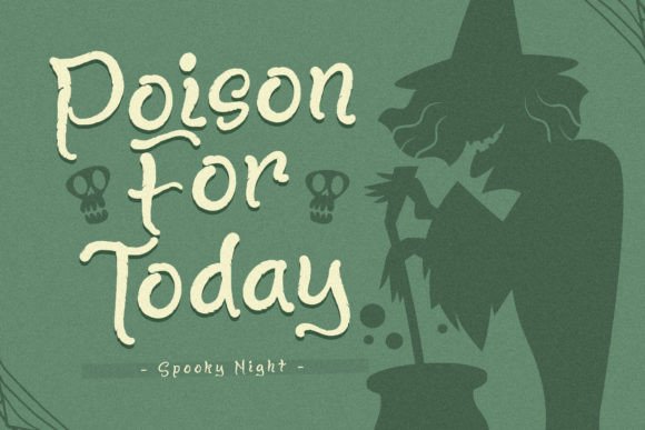 Drakula Manja Font Poster 8