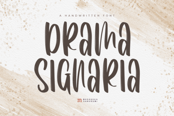 Drama Signaria Font Poster 1