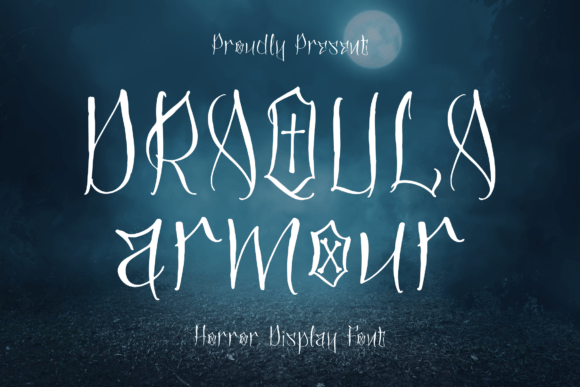 Draqula Armour Font Poster 1