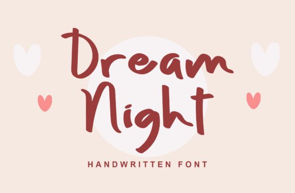 Dream Night Font Poster 1
