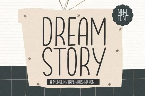 Dream Story Font Dream Story Font Poster 1