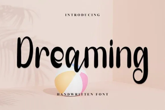 Dreaming Font Dreaming Font Poster 1