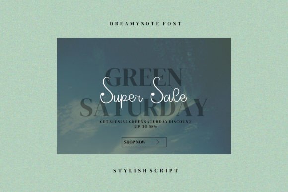 Dreamynote Font Poster 2