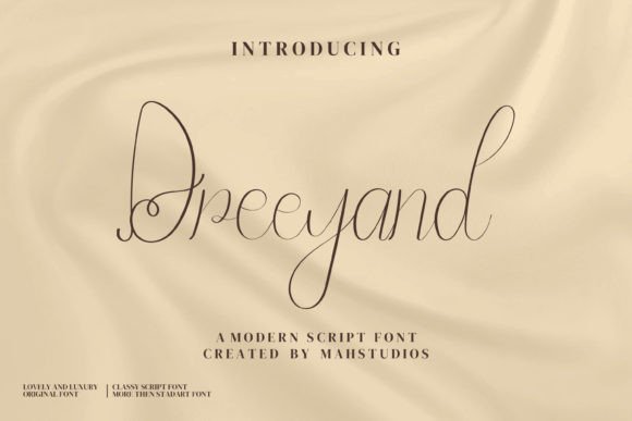 Dreeyand Font Poster 1