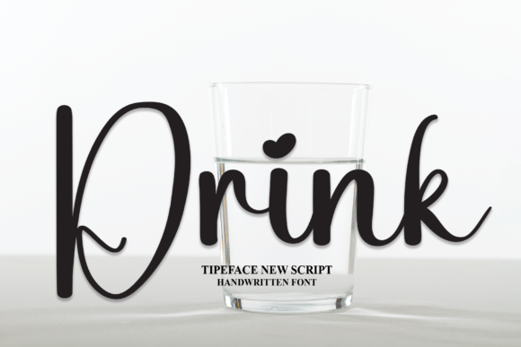 Drink Font Poster 1