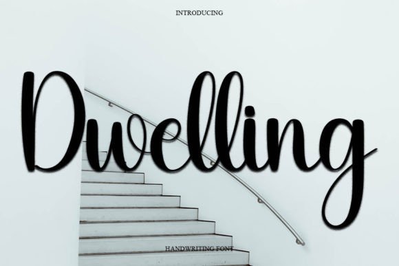 Dwelling Font Poster 1