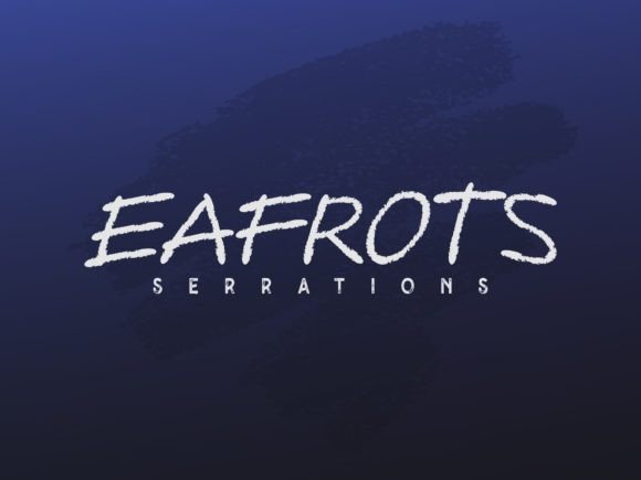 Eafrots Serrations Font