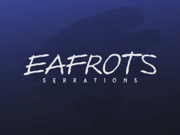 Eafrots Serrations Font Poster 1