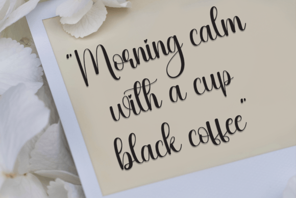 Earring Font Poster 4