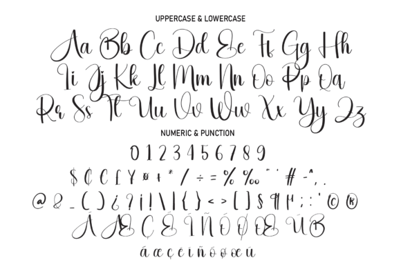 Earring Font Poster 7