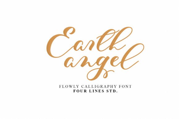Earth Angel Font Poster 1