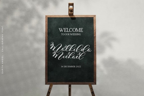 Earth Angel Font Poster 2