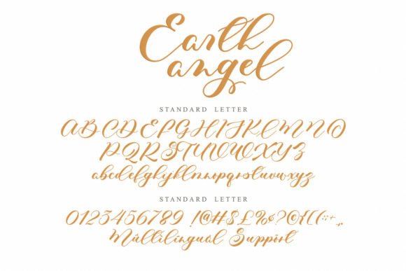 Earth Angel Font Poster 6