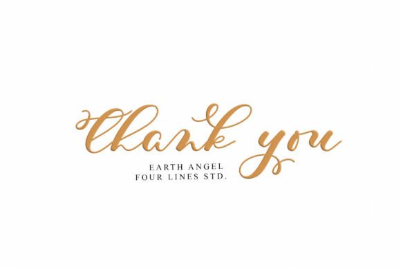 Earth Angel Font Poster 7
