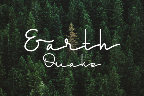 Earth Quake Font