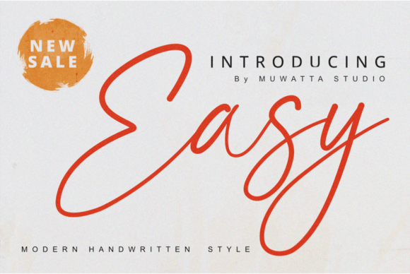 Easy Font Poster 1