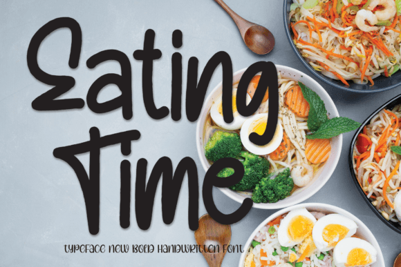 Eating Time Font Poster 1