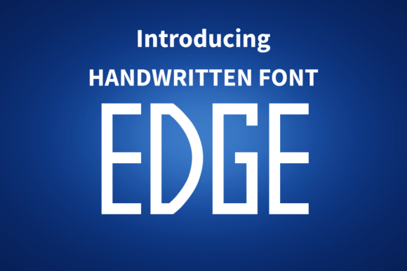 Edge Font