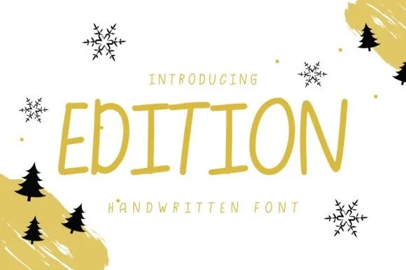 Edition Font Edition Font Poster 1