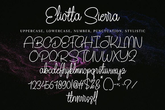 Eliotta Serra Font Poster 9