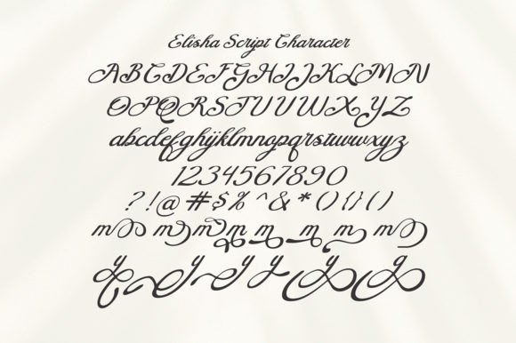 Elisha Font Poster 7