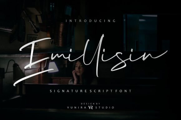 Emillisin Font Poster 1