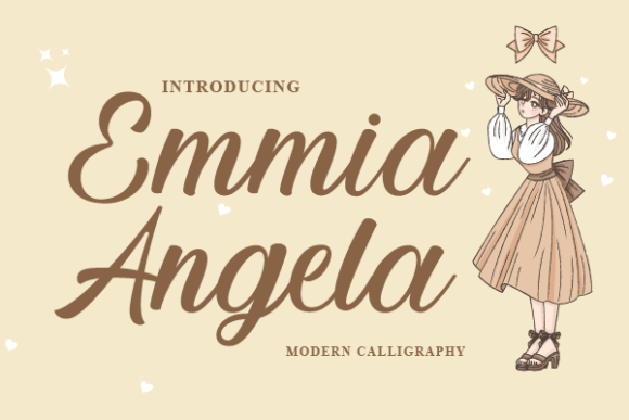 Emmia Angela Font Poster 1