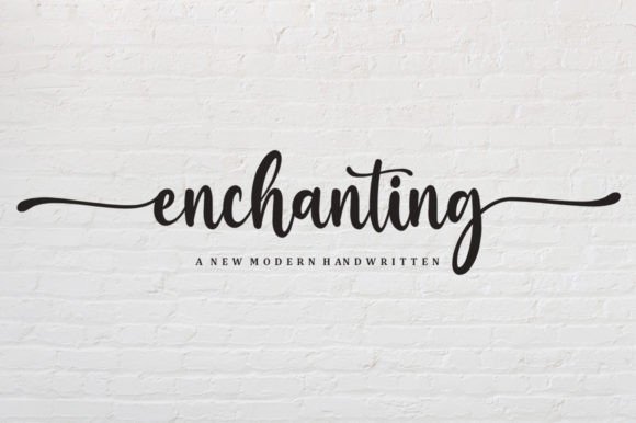 Enchanting Font Poster 1