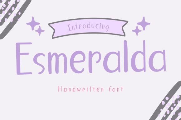 Esmeralda Font Poster 1