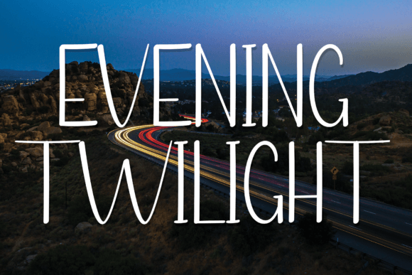 Evening Twilight Font