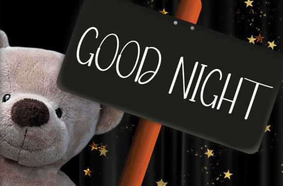 Evening Twilight Font Poster 5