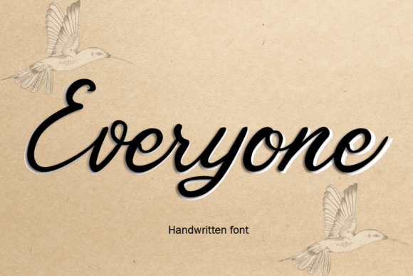 Everyone Font Poster 1