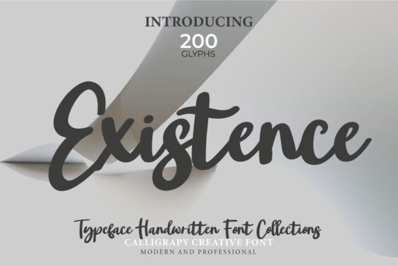 Existence Font Poster 1