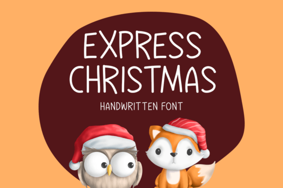 Express Christmas Font Poster 1