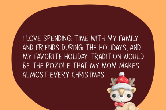 Express Christmas Font Poster 2