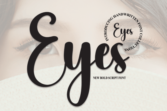 Eyes Font Poster 1