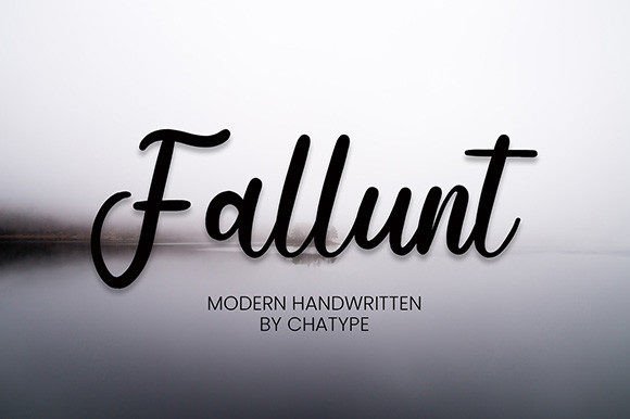 Fallunt Font Poster 1
