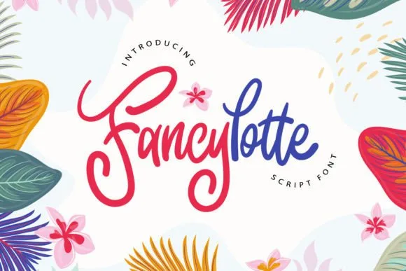 Fancylotte Font Fancylotte Font Poster 1