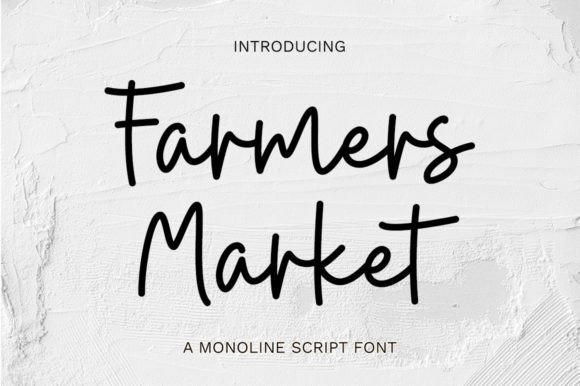 Farmer Market Font Poster 1