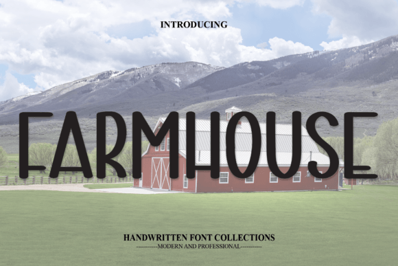 Farmhouse Font Poster 1