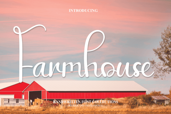 Farmhouse Font Poster 1