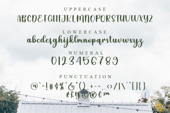 Farmhouse Font Poster 2