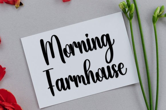 Farmhouse Font Poster 4