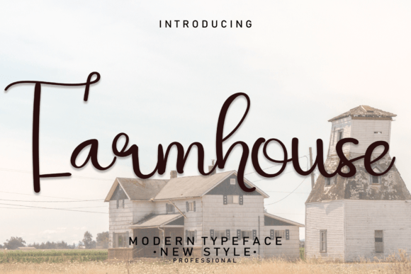 Farmhouse Font Poster 1