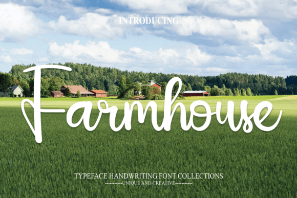 Farmhouse Font Poster 1