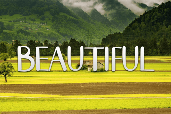 Farmhouse Font Poster 2