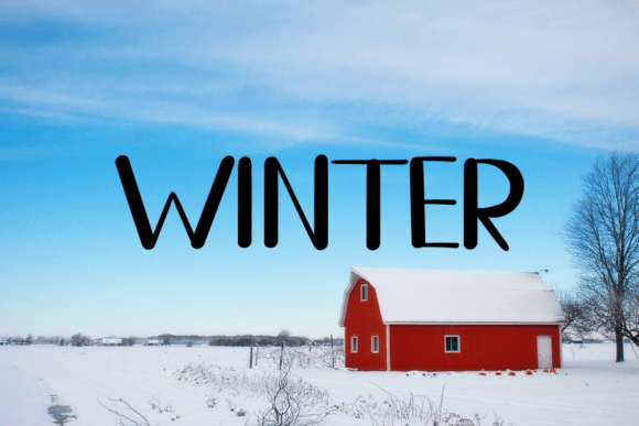 Farmhouse Font Poster 3