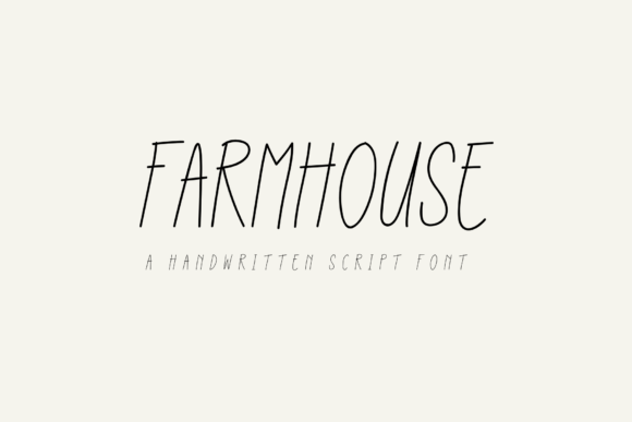 Farmhouse Font