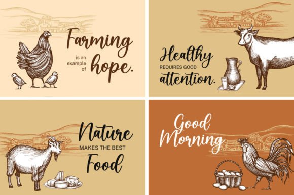 Farmhouse Font Poster 5
