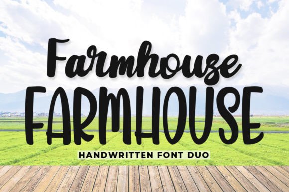 Farmhouse Duo Font Poster 1